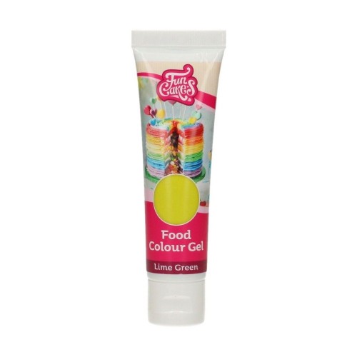 FunCakes edible funcolours gel -  Lime Green 30g