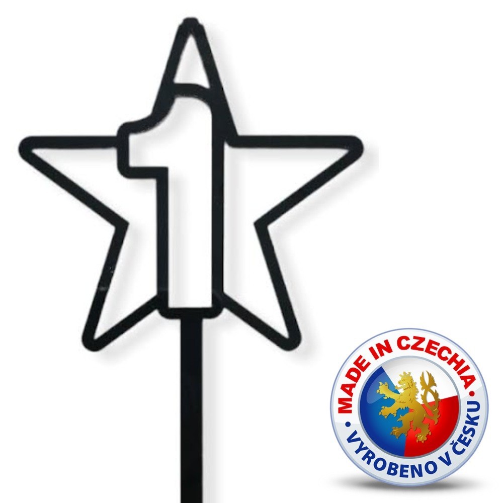 Cake topper - Star No. 1