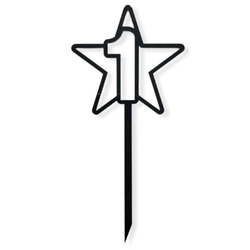 Cake topper - Star No.1