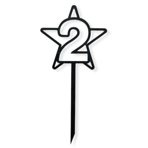 Cake topper - Star No.2