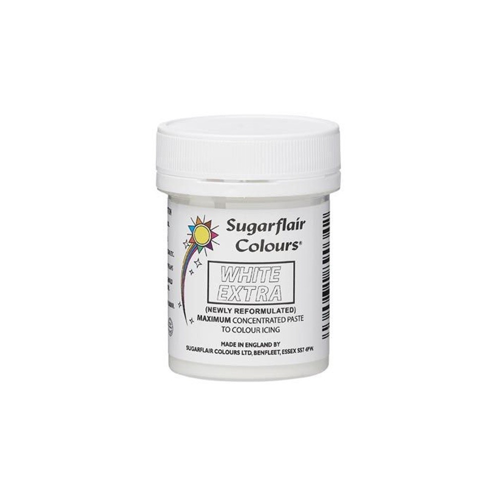 Sugarflair Half Paste - MAX extra white - White Extra 42g