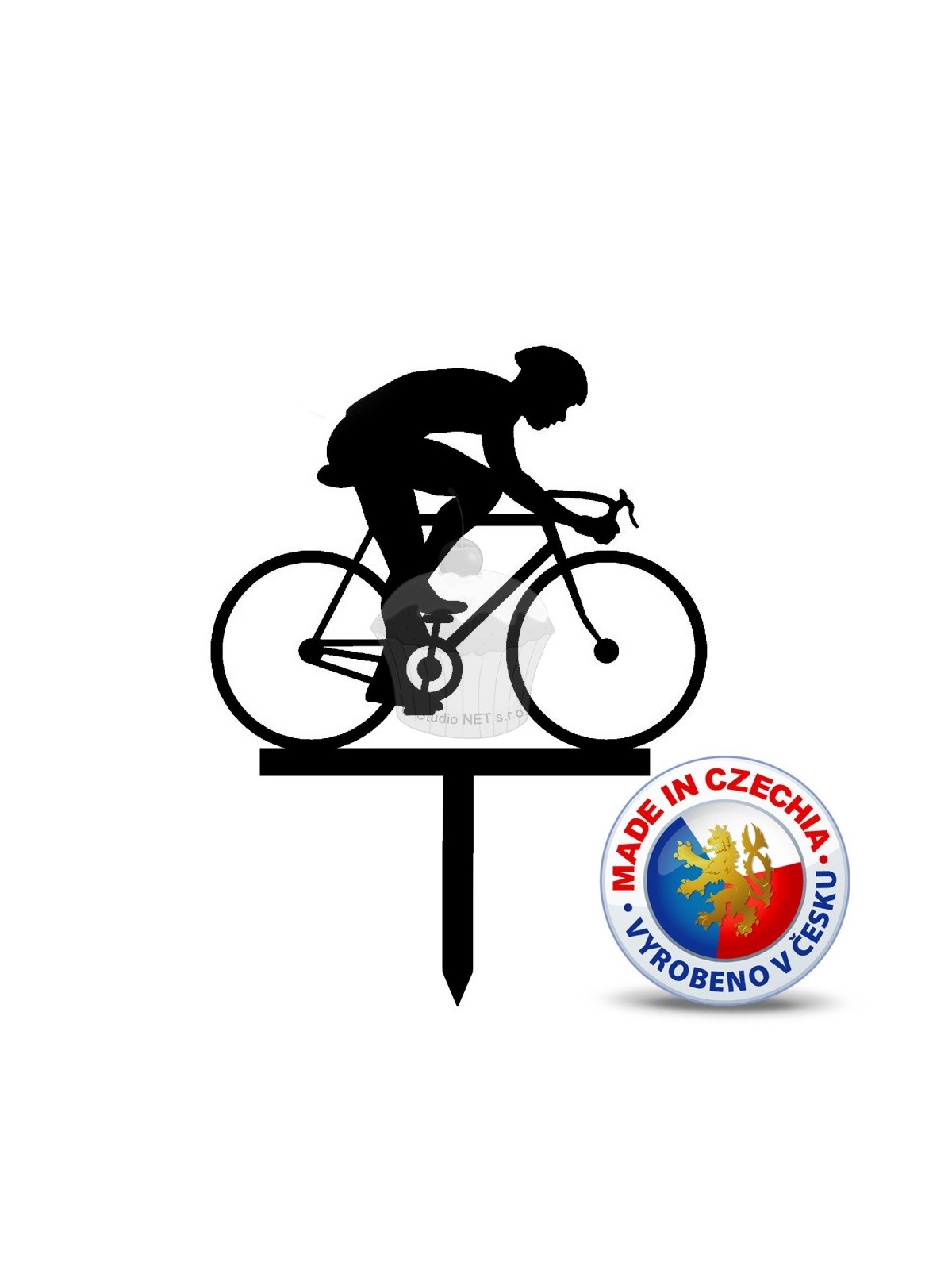 Kuchenstecker - Radfahrer
