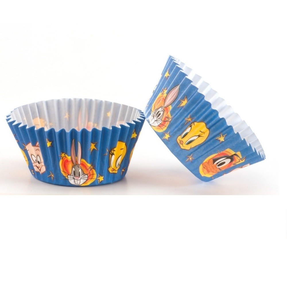 Decorative pastry baskets - Looney Tunes 50 pcs