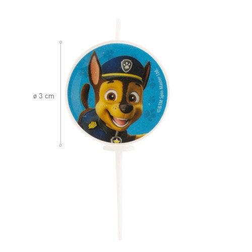 Decora - cake candle - Paw Patrol - 5pcs - ø3cm