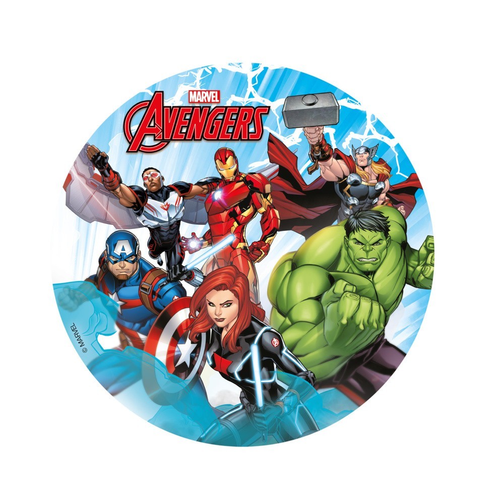 Dekora - Round Edible Paper - Avengers - 15,5cm