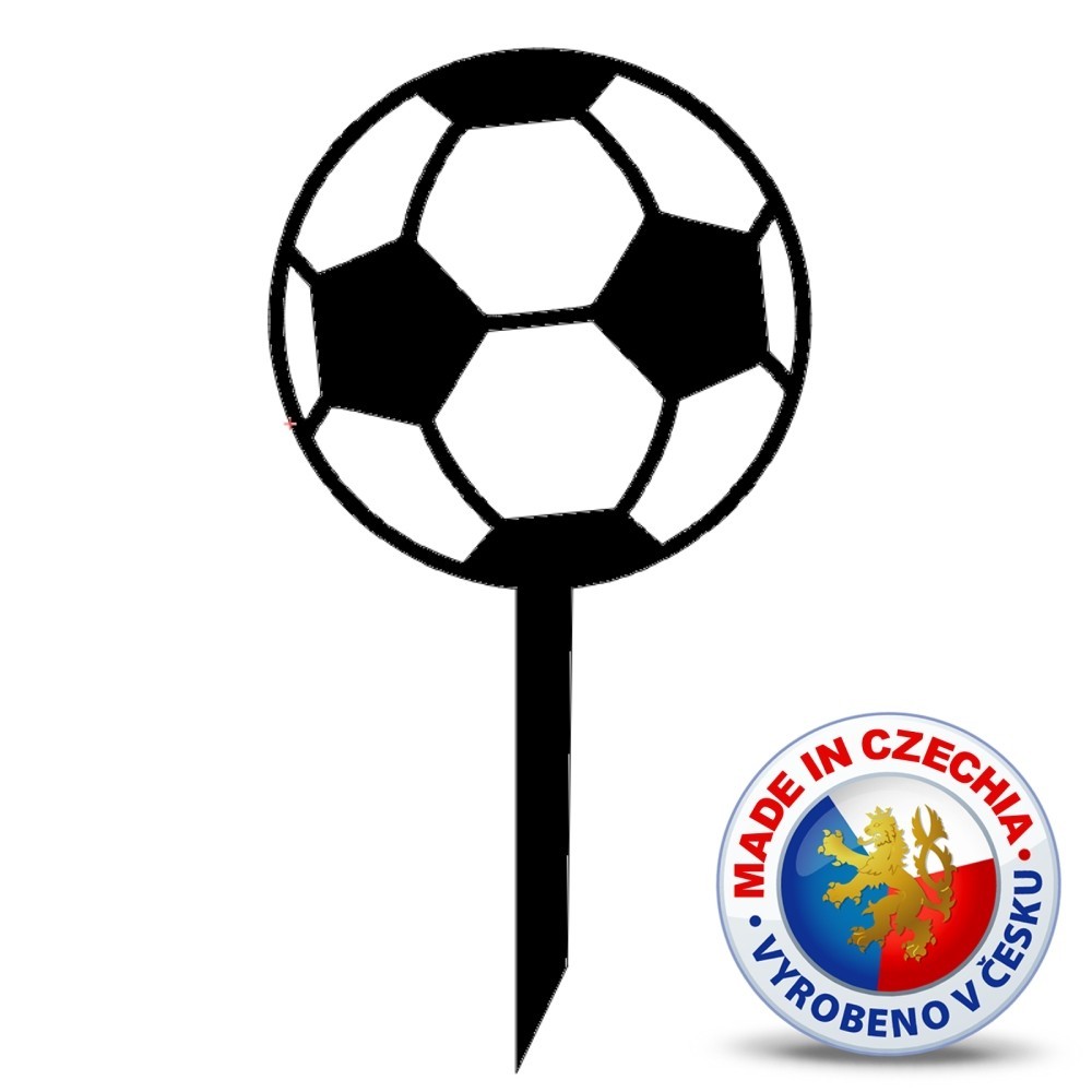 Cake topper - Soccer ball