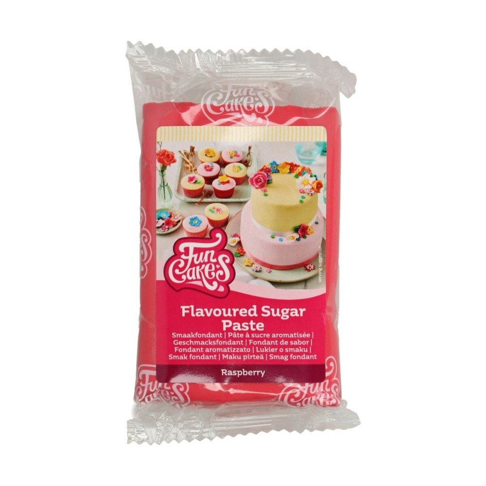 FunCakes Special Edition Flavoured Fondant - Raspberry  -250g