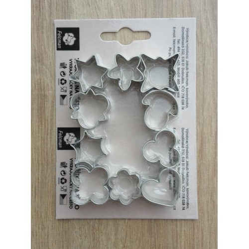 Set of cookie cutters - mini 10 pcs