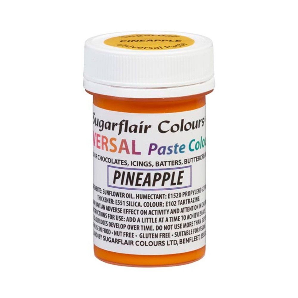 Sugarflair Universal gel color - pineapple 22g