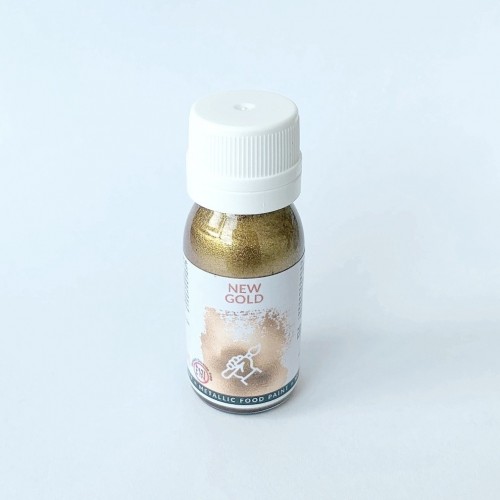 Food Colors Metallic Lebensmittelfarbe NEU gold - golden 18ml