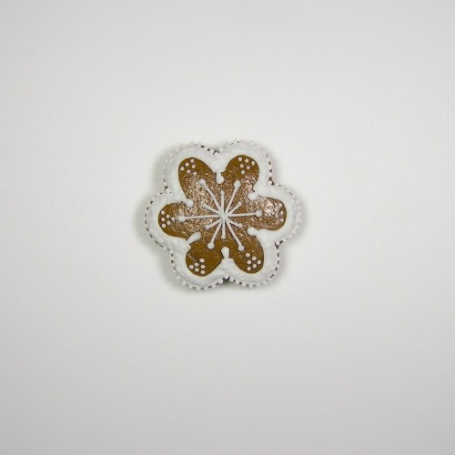 Stainless steel cookie cutter - large flower