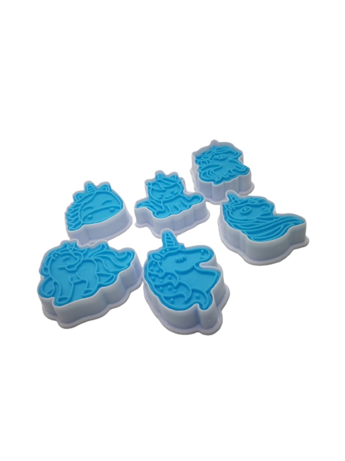 Cookie cutters and unicorn shaped cookie markers