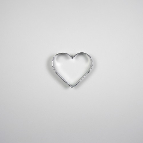 Stainless steel cutter - heart 4,5cm