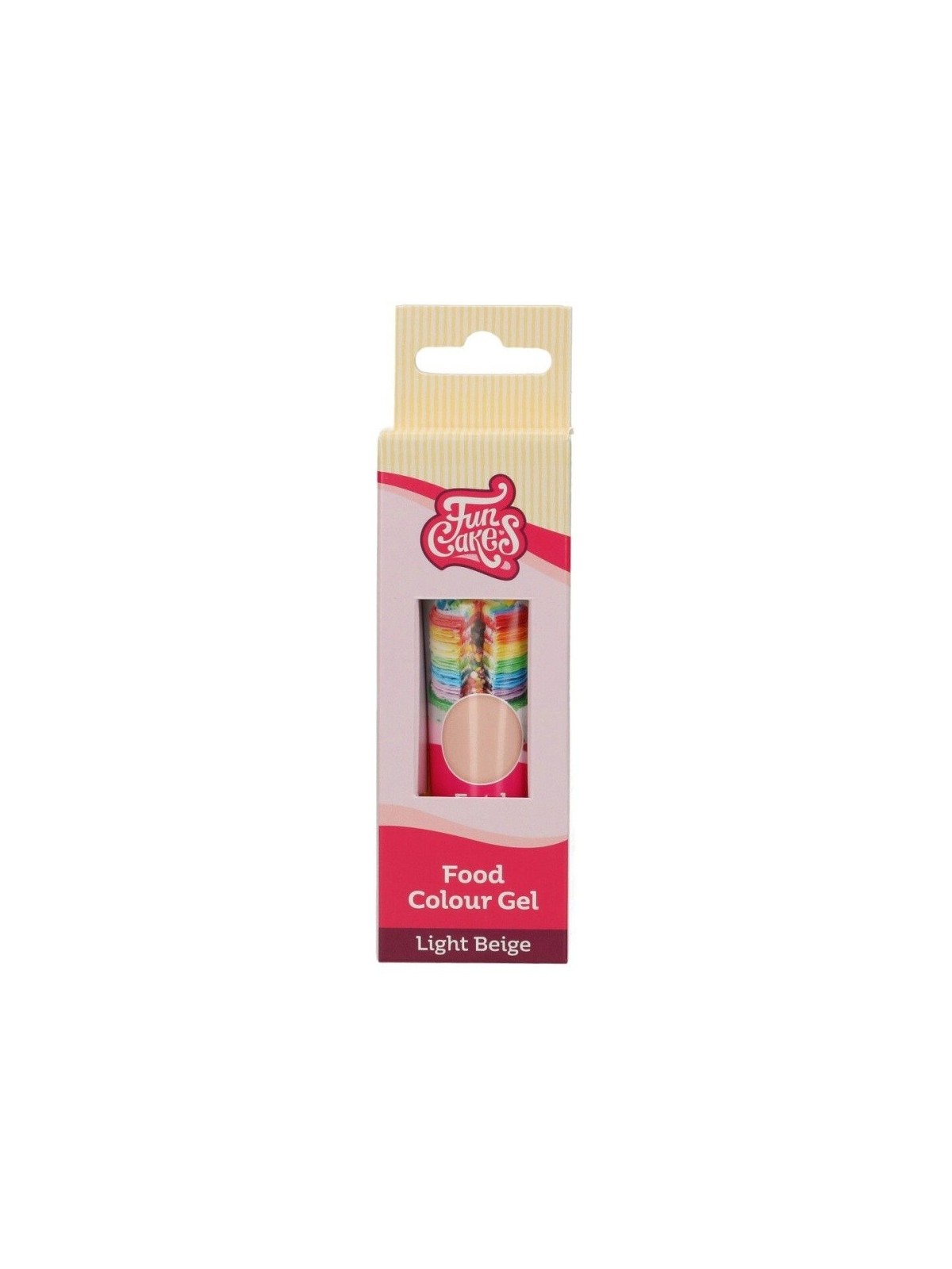 FunColours edible funcolours gel - Light Beige - 30g