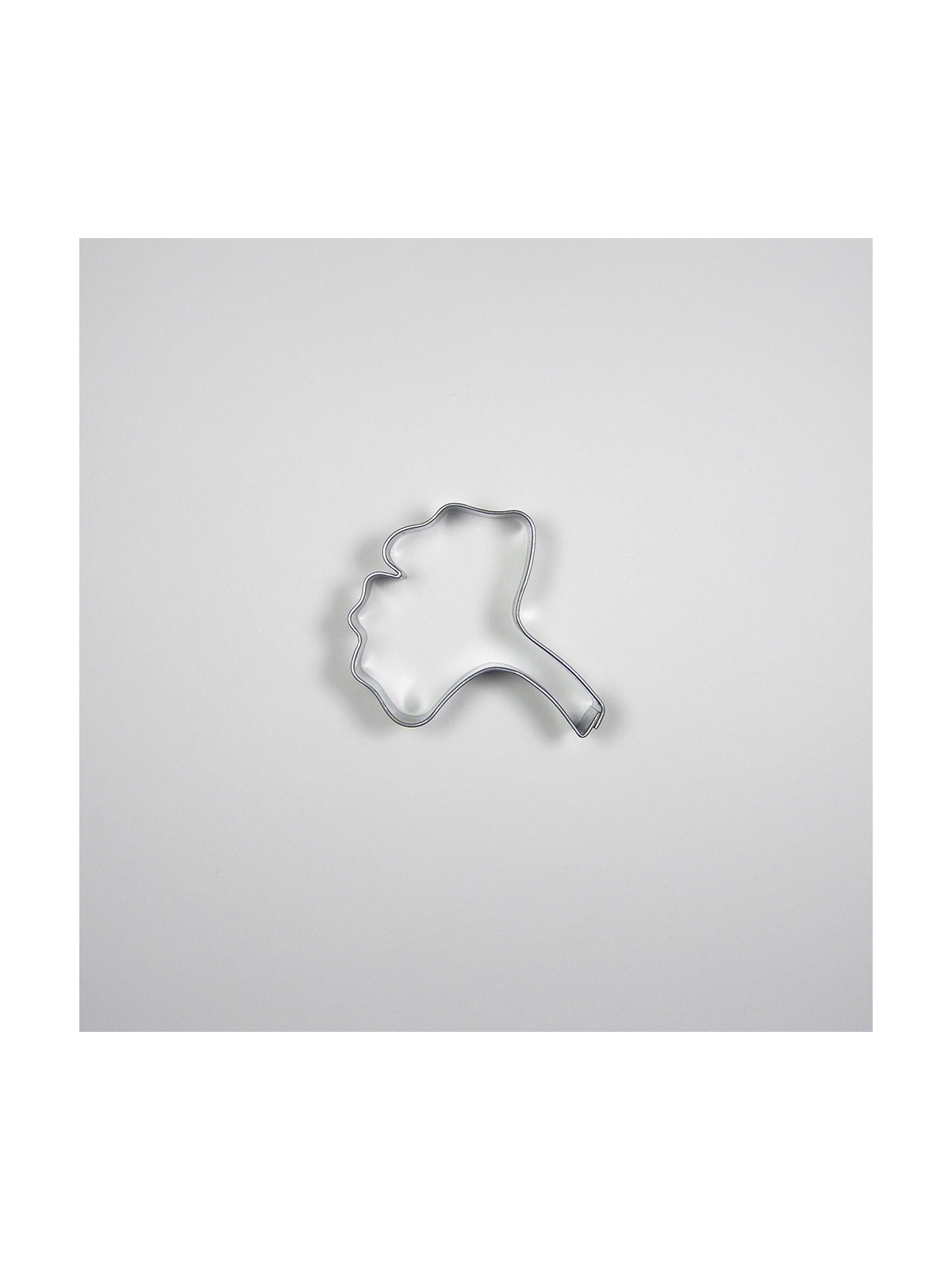 Stainless steel cookie cutter - ginkgo biloba leaf