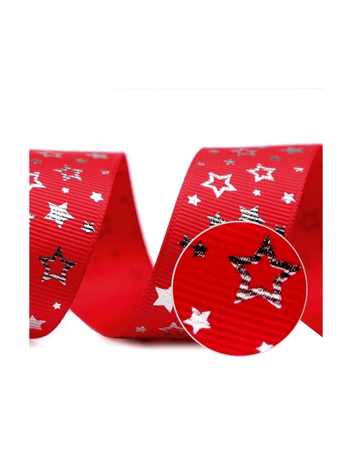 Hundehalsband - Weihnachtsstern - Rot - 25mm - 5m