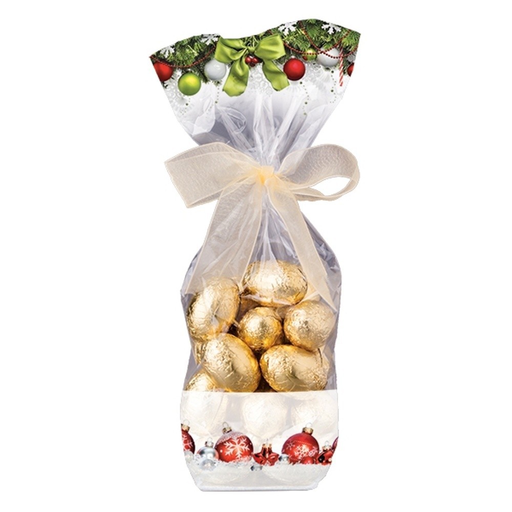 Cellophane bag medium - Christmas decorations - 15x24cm - pack of 10