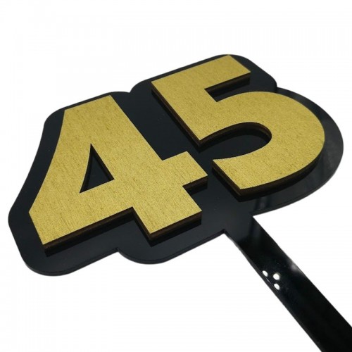 3D Cake topper - Jubilee 45