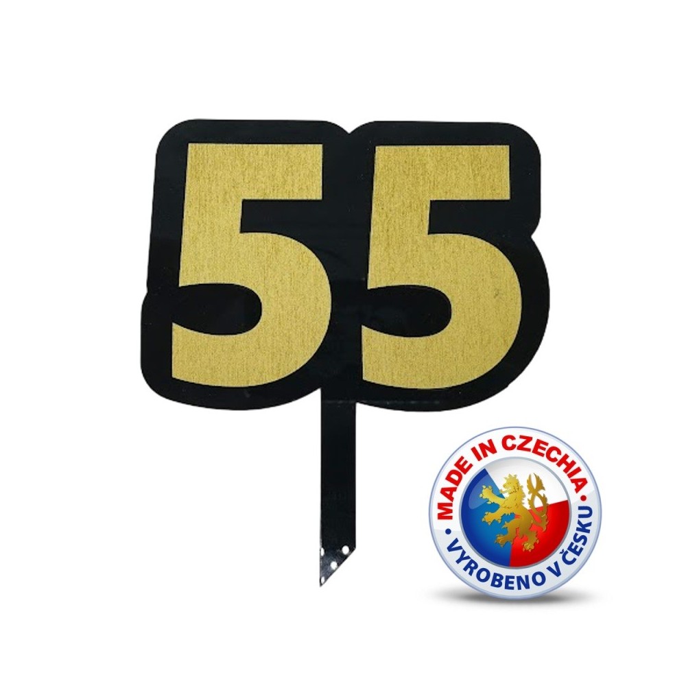 3D Cake topper - Jubilee 55