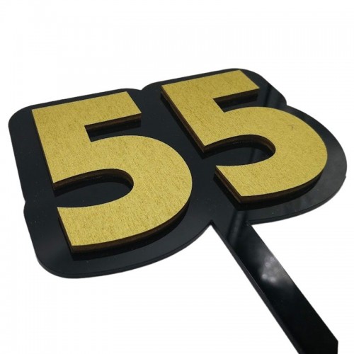 3D Cake topper - Jubilee 55