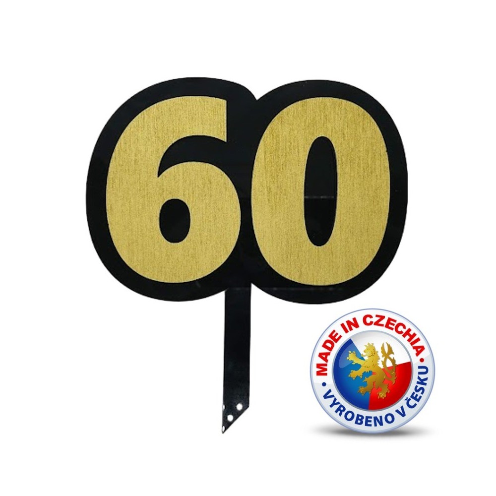 3D Cake topper - Jubilee 60