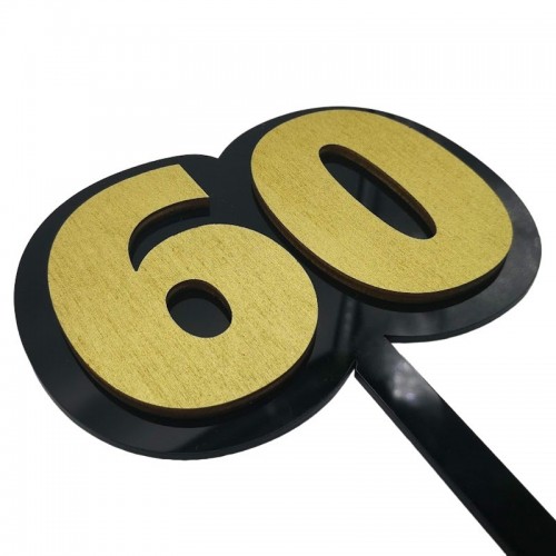 3D Cake topper - Jubilee 60