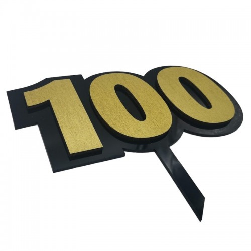 3D Cake topper - Jubilee 100