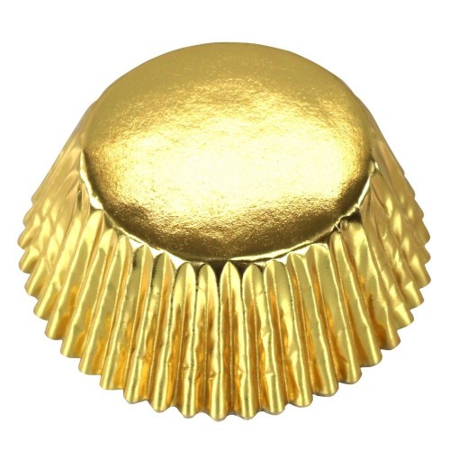 PME baking cups with foil - gold - 30 pcs