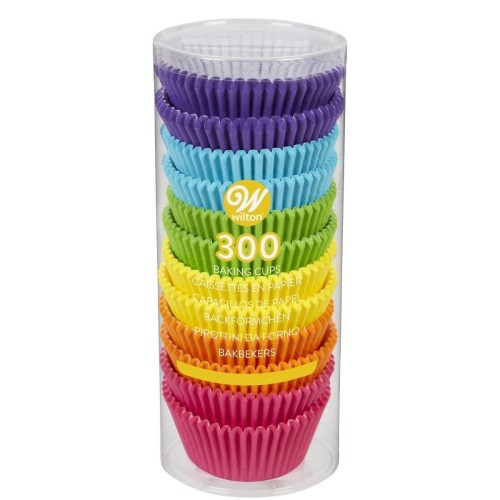 Wilton Baking cups - rainbow colors - 300 pcs