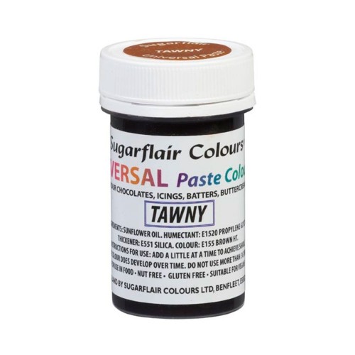 Sugarflair Universal gel color - Tawny - 22g