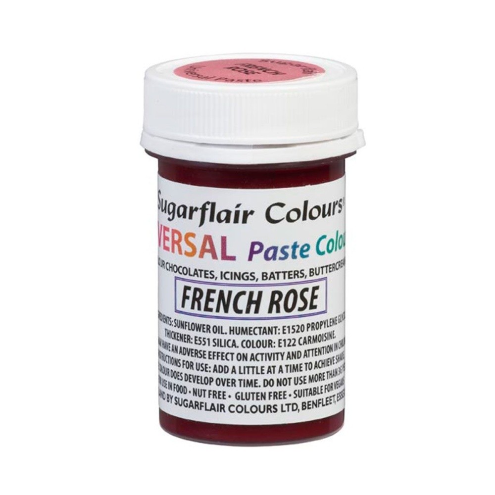 Sugarflair Universal gel color - French rose 22g