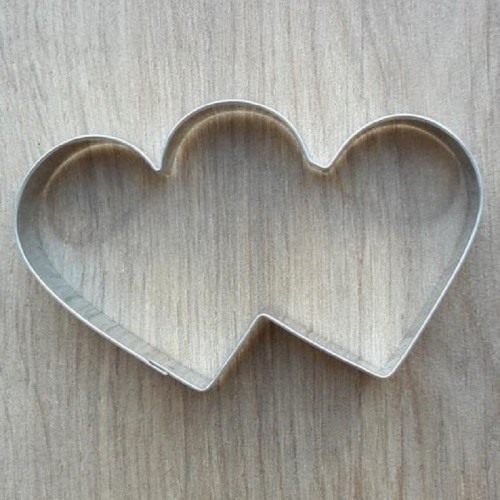 Cookie cutter - Double heart