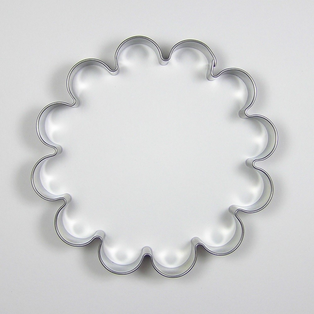 Stainless steel cookie cutter - decorative circle