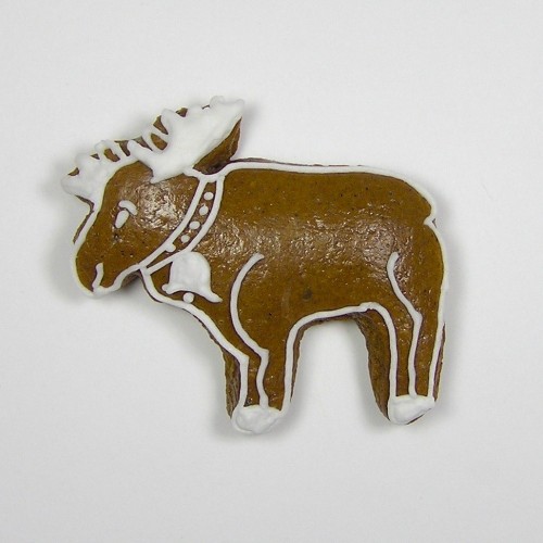 Stainless steel cookie cutter - moose