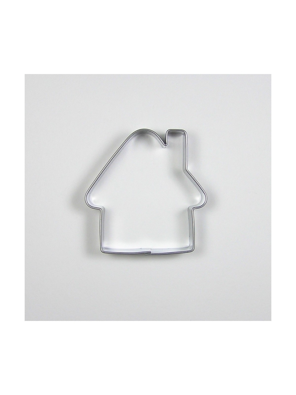 Stainless steel cutter - snowy cottage