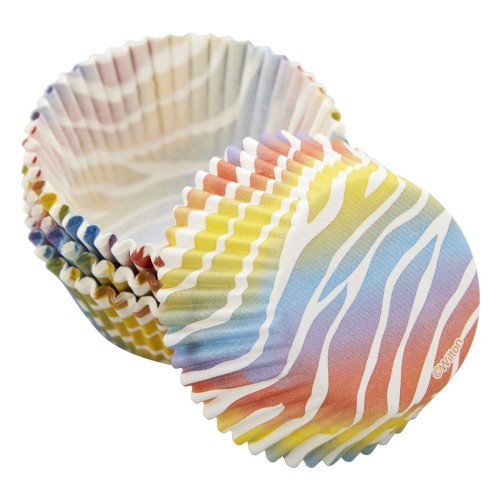 Wilton Baking Cups - Zebra Brights - 75stück