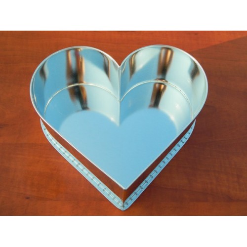 Cake form with bottom - Small heart