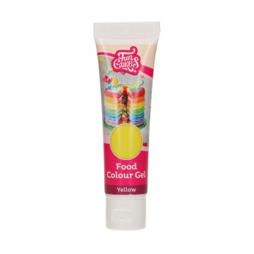 FunCakes edible funcolours gel - gelb - YELLOW - 30g