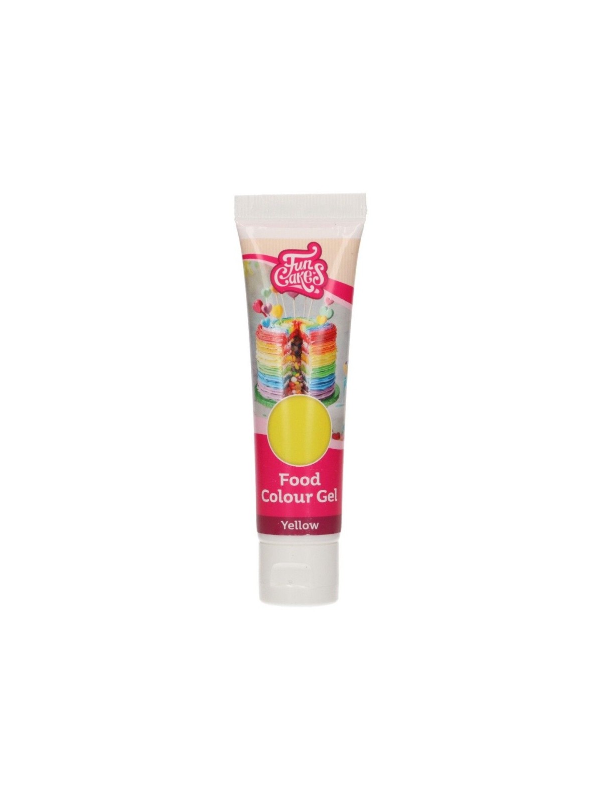 FunCakes edible funcolours gel - YELLOW - 30g