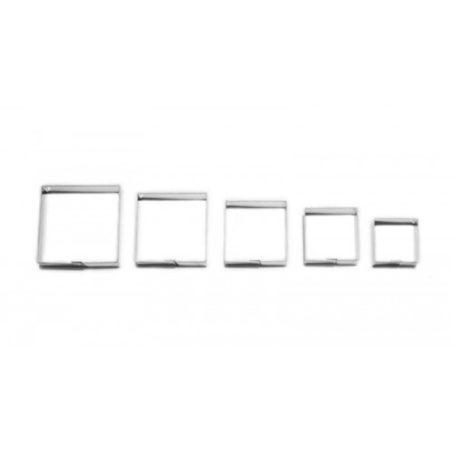 Ausstecher -  Set - Quadrat 5pcs