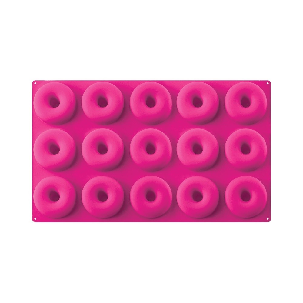 Silikonform für Donuts - mini - 15