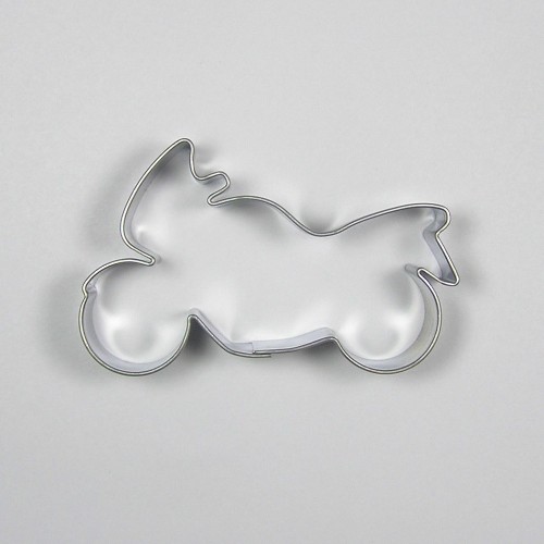 Stainless steel cookie cutter - motorcycle