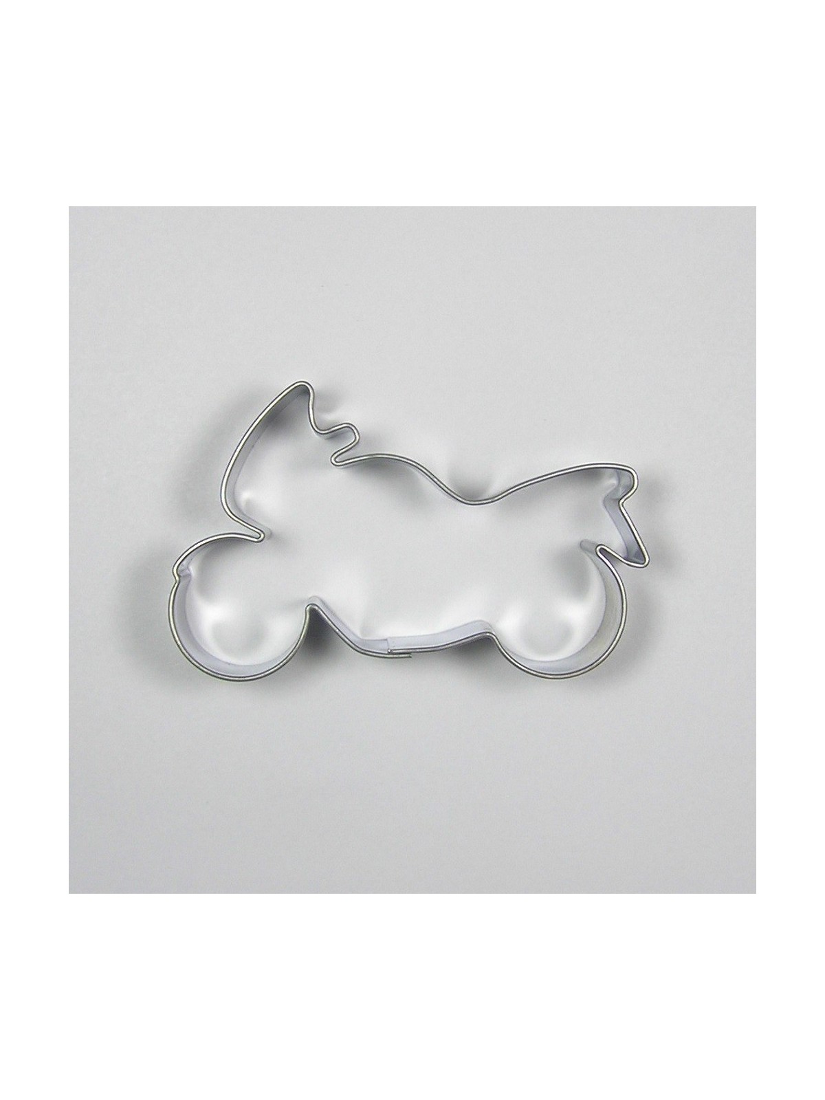 Stainless steel cookie cutter - motorcycle