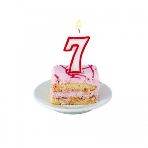 Party Numeral candle - 7