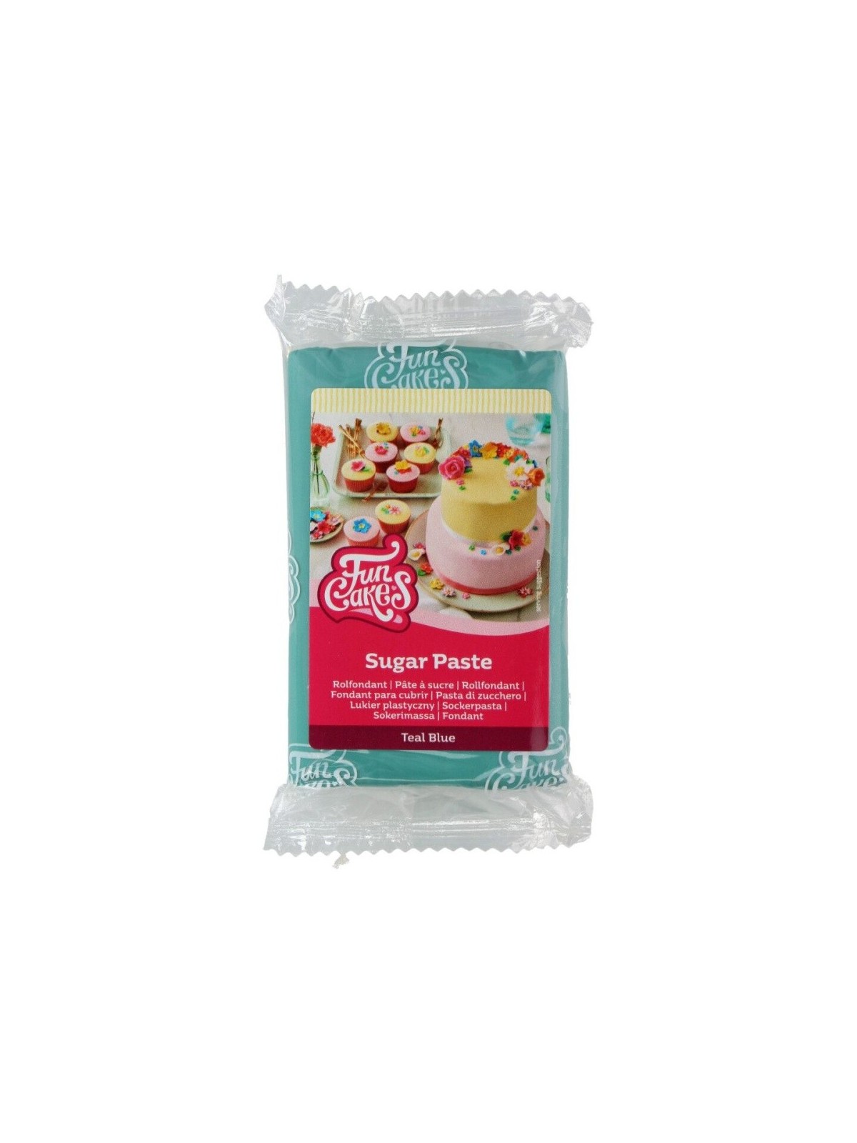FunCakes Covering Fondant Teal Blue - Turquoise 250g