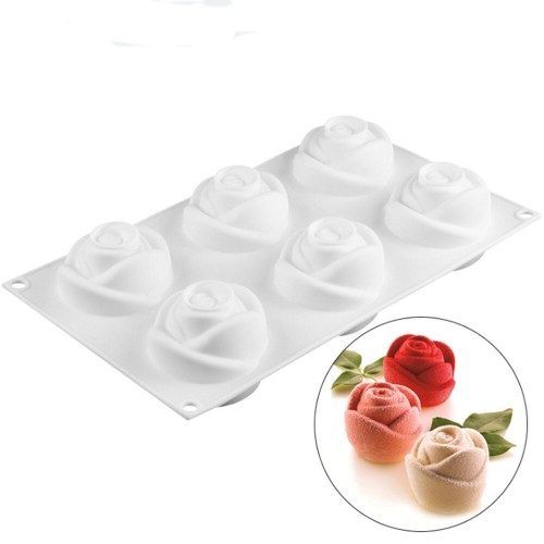 Silicone cake mold - roses