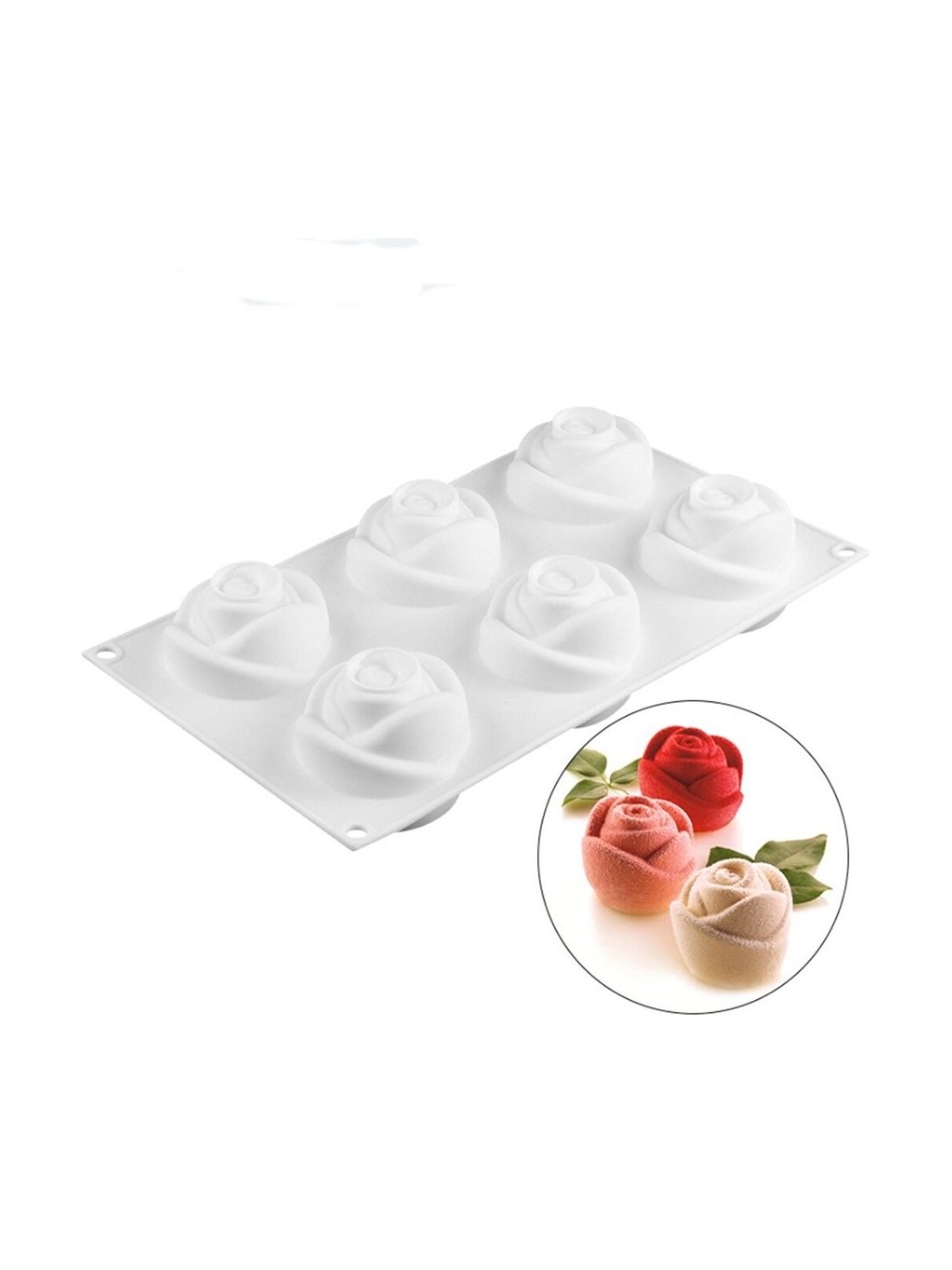 Silicone cake mold - roses