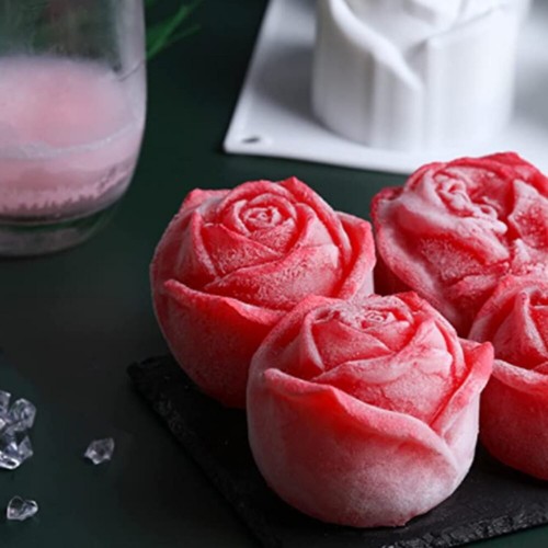 Silikonová forma na dortíky - růže