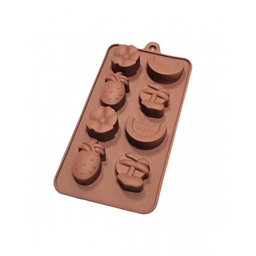 Silicone mold for pralines - fruit