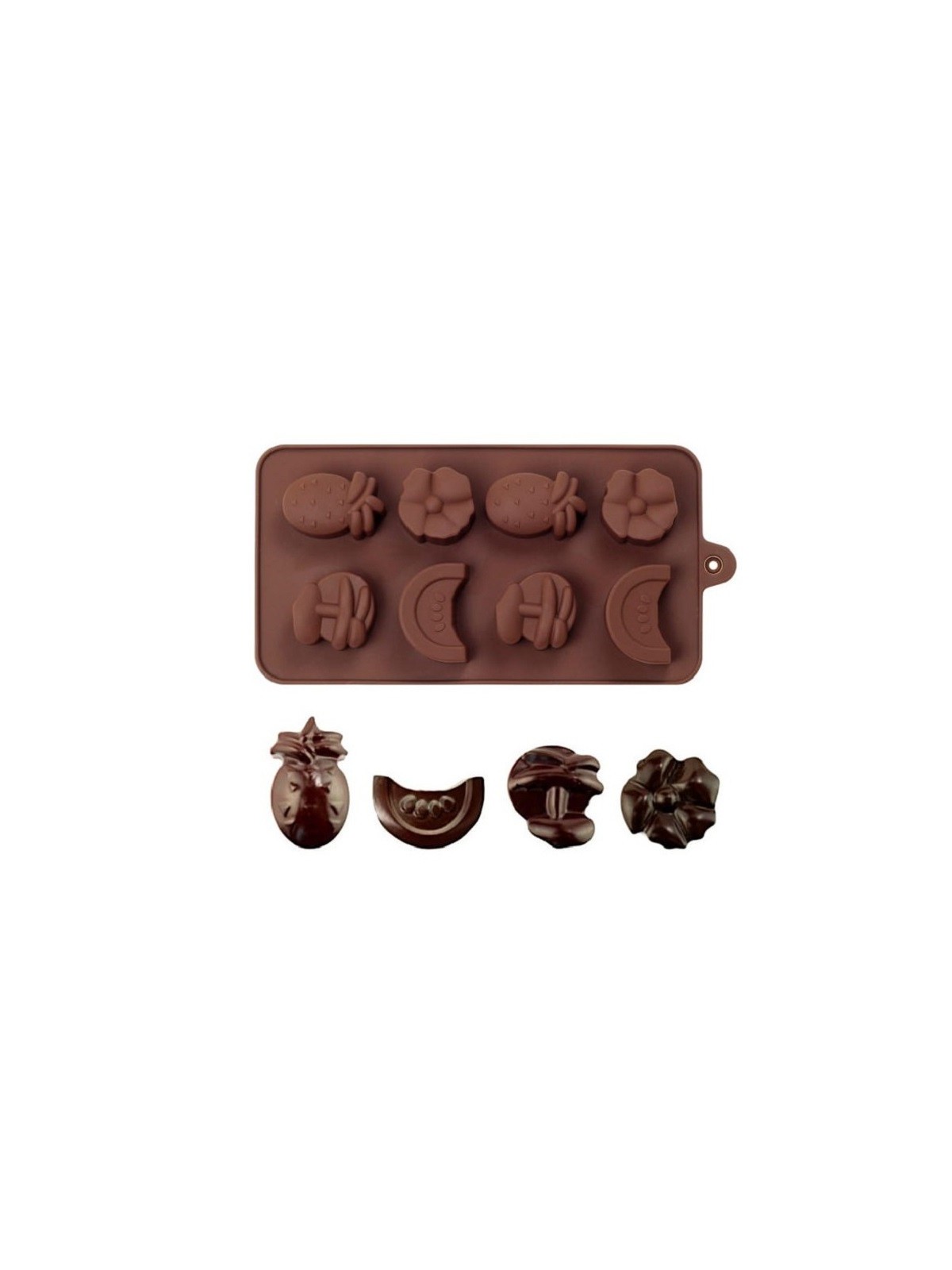 Silicone chocolate mold - fruit